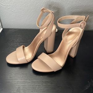 Nude 4.5 inch heels
